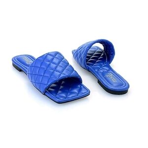 MODX QUILTED SLIP ON SANDALS